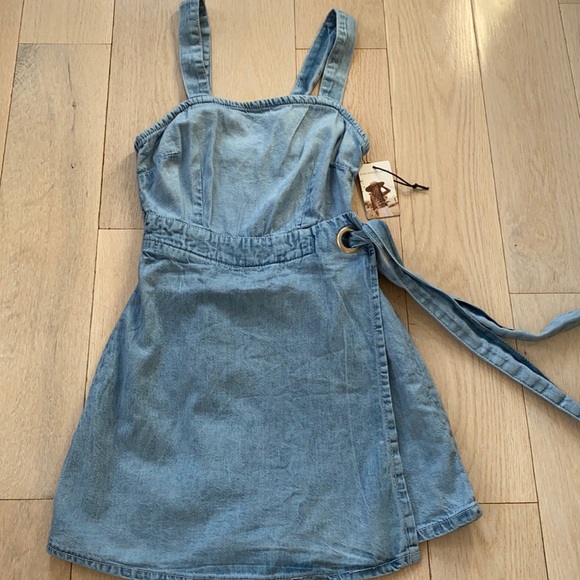 sincerely jules denim dress Sincerely Jules Denim Mini Dress, NWT. My Grandma